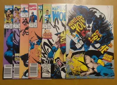 Buy Marvel Comics Presents #117-122 1st Wolverine And Venom Meeting 118 119 120 121 • 34.58£