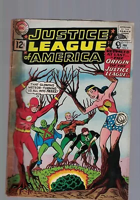 Buy DC Comics Justice League Of America No 9 Feb 1962 12c USA ORIGIN Of The JLA  • 64.59£