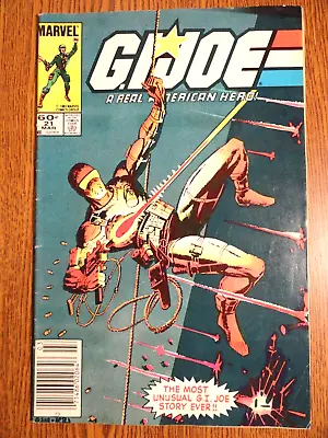 Buy G.I. Joe: A Real American Hero #21 Hot Newsstand Key Snake-Eyes 1st Print Marvel • 111.01£
