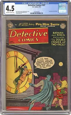 Buy Detective Comics #187 CGC 4.5 1952 4283596006 • 895.46£