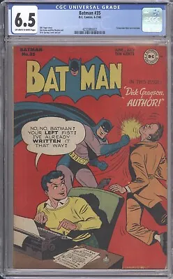 Buy BATMAN  35  CGC 6.5 - 4232880002 - Nice Early Issue From 1946! • 1,264.14£