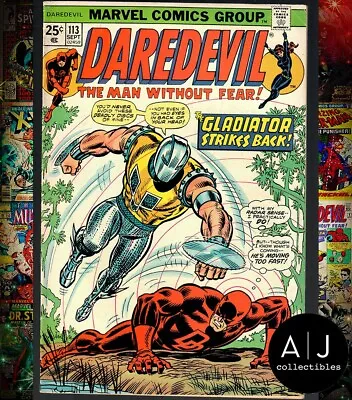 Buy Daredevil #113 FN- 5.5 Marvel 1974 • 8.29£