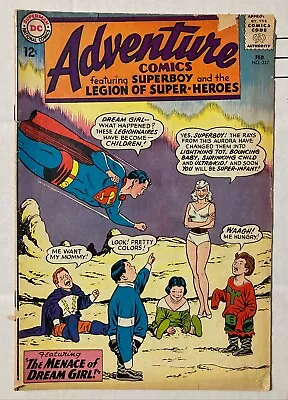 Buy ADVENTURE COMICS # 317!  1st Dream-Girl! Curt Swan! 1964 DC Silver-Age Comic! • 27.62£