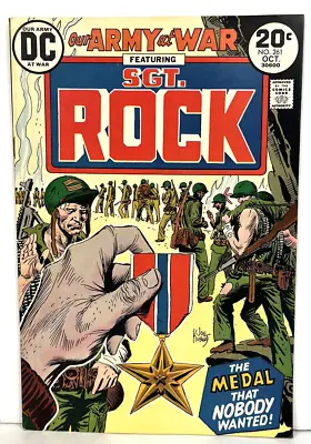Buy Our Army At War #261 (Oct 1973 DC) Featuring Sgt Rock VF- • 10.40£