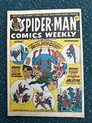Buy SPIDER-MAN COMICS WEEKLY#24 - 1973 - MARVEL COMICS - UK - Inc Coupons • 2.99£