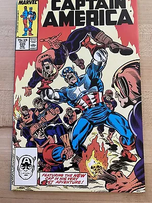 Buy Captain America #335 - Marvel Comics, John Walker, Us Agent, Avengers, Watchdogs • 12.67£