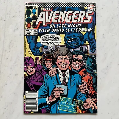 Buy THE AVENGERS #239 VF Newsstand 1984 David Letterman Appearance Marvel Comics • 7.90£