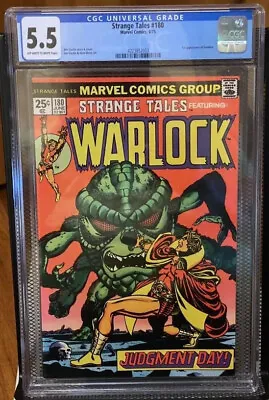Buy Strange Tales #180 1st Appearance Of Gamora Cgc 5.5 Off-white To White Pages • 71.95£