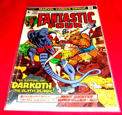 Buy FANTASTIC FOUR # 142 (1st App DARKOTH..THE DEATH DEMON, JAN 1974) - KEY ISSUE • 7.95£
