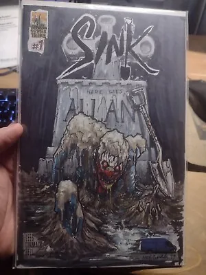 Buy SINK #1 Sketch Web Of Spider-Man 32 Homage Kraven's Last Hunt Alex Cormack • 157.75£