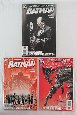 Buy Batman #686 Variant Set Of 3 DC Comics 2009 2nd Print 3rd Print RARE • 39.40£