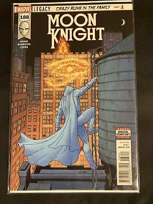 Buy Marvel Comics Moon Knight Vol 7 #188 1st Appearance Sun King (2018) • 19.95£