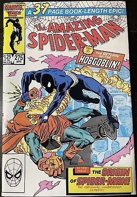 Buy The Amazing Spider-Man #275 April Marvel Comics 25th Anniversary Hobgoblin • 13.46£