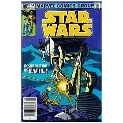 Buy Star Wars (1977 Series) #51 Newsstand In VF + Condition. Marvel Comics [y} • 18.03£