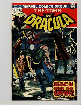 Buy Tomb Of Dracula 16 F+ Fine+ 1st Appearance Dr. Sun 1974 • 15.85£