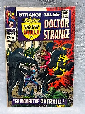 Buy Strange Tales #151 1st Jim Steranko At Marvel! Marvel 1966 • 20.08£