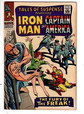 Buy Tales Of Suspense #75 (1966) - Grade 6.0 - 1st Appearance Of Sharon Carter! • 47.32£
