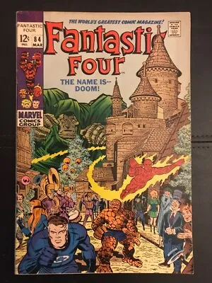 Buy Fantastic Four #84 VF   Dr. Doom - SILVER AGE - CLASSIC COVER! • 54.81£