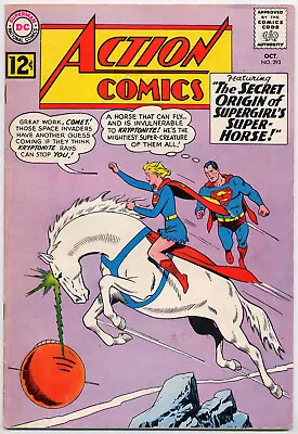 Buy Action Comics 293 FN+ 6.5 1962 DC Supergirl Comet Curt Swan • 51.30£