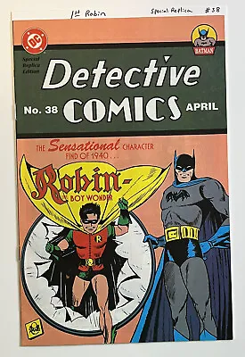 Buy DETECTIVE COMICS #38 Replica Edition (1995 DC) -- 1st Appearance Robin - • 6.31£