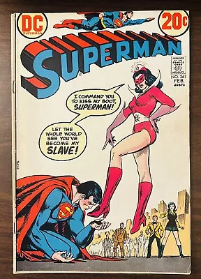 Buy SUPERMAN 261 5.5 STAR SAPPHIRE Dominatrix Slave Nick Cardy 1973 DC Key Issue • 35.98£