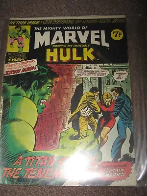 Buy The Mighty World Of Marvel 93 (incredible Hulk, Fantastic Four, Captain America) • 2£