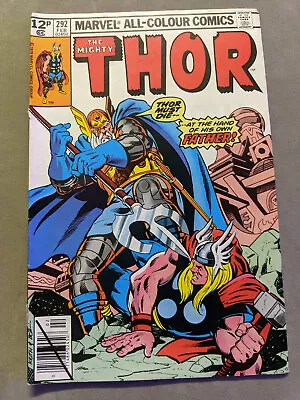 Buy The Mighty Thor #292, Marvel Comics, 1980, FREE UK POSTAGE • 5.99£