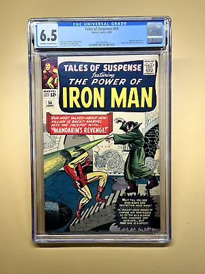 Buy Tales Of Suspense 54 CGC 6.5 (1964 Silver Age Marvel Comics) Mandarin Appearance • 134.56£