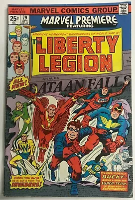 Buy Marvel Premiere#29 Fn/vf 1976 Liberty Legion Marvel Bronze Age Comics • 9.94£