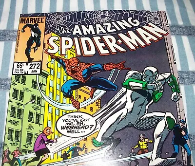 Buy The Amazing Spider-Man #272 Vs. SLYDE! From Jan. 1986 In VF+ Condition DM • 10.44£