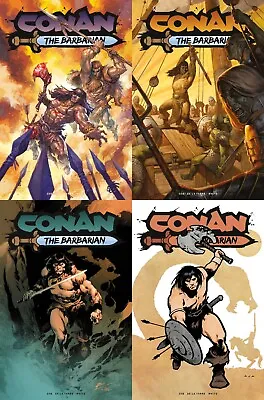 Buy Conan Barbarian #10 A, B, C + D Set (all 4 Incl) Titan Comics Nm 04/24 Presale • 11.02£