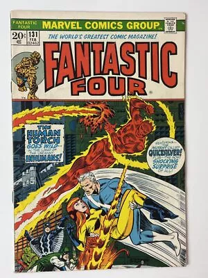 Buy Fantastic Four #131 (1972) 1st Cameo App. Omega The Ultimate Alpha In 5.5 Fine- • 14.38£