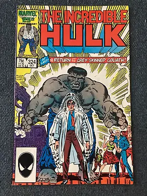 Buy Incredible Hulk 324 Grey Hulk Returns Fine/vf • 11.08£