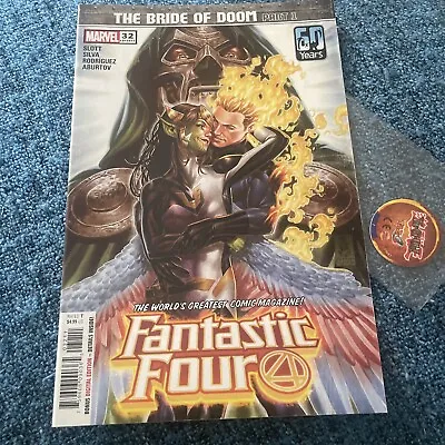 Buy Fantastic Four #32 Gem Doom Variant • 4£