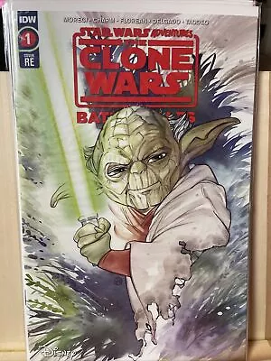 Buy Star Wars Adventures: The Clone Wars - Battle Tales #1 - Peach Momoko Cover RE • 11.19£
