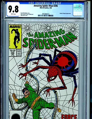 Buy Amazing Spider-man # 296 CGC 9.8 Marvel 1988 Dr Octopus Amricons K4 • 239.85£