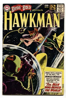 Buy The Brave And The Bold #44--1962--Hawkman--Black Cover-- Silver Age • 47.83£