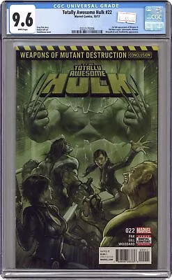 Buy Totally Awesome Hulk #22A 1st Printing CGC 9.6 2017 0332175006 • 91.91£