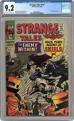 Buy Strange Tales #147 CGC 9.2 1966 2020346013 • 220.67£