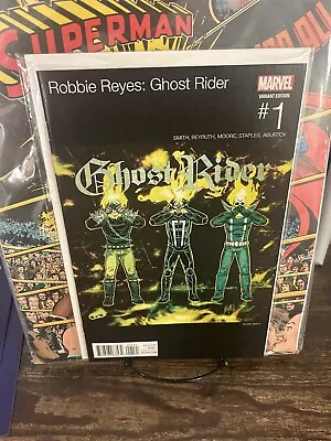 Buy Ghost Rider Robbie Reyes #1 Felipe Smith Hip Hop Variant Cover 2017 Marvel MCU • 19.77£