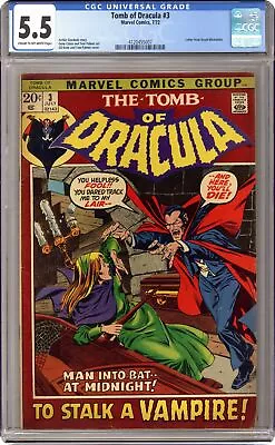 Buy Tomb Of Dracula #3 CGC 5.5 1972 4120455007 • 83.95£
