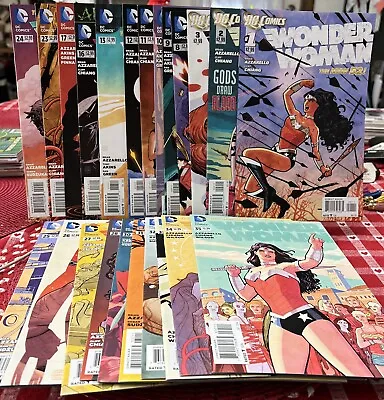 Buy Wonder Woman NEW 52 #1,2,3, 8-13, 16,17, 23-28, 30-35 Almost Complete #1-52 • 39.36£