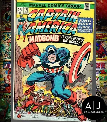 Buy Captain America #193 VG+ 4.5 (Marvel) 1976 • 10.86£
