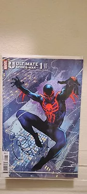 Buy Ultimate Spider-Man #1 (2024) Signed Brian Michael Bendis Chechetto 2099 Variant • 199.80£