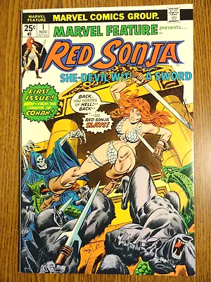 Buy Marvel Feature Vol 2 #1 Gil Kane Cover Key 1st Solo Red Sonja Conan She-Devil • 34.50£