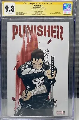 Buy Punisher #1 CGC Signature Series 9.8 Peach Momoko Aaron Saiz Azaceta • 109.99£