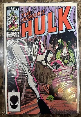 Buy The Incredible Hulk #296 June 1984 Marvel Comic Book • 8£