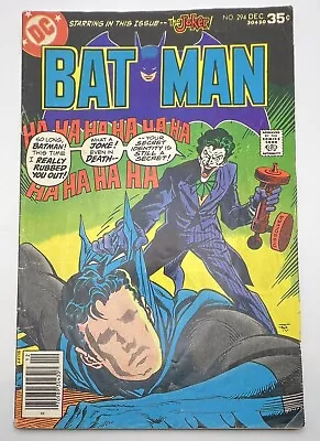 Buy Batman #294  APARO COVER/JOKER  DC Comics Dec. 1977 Issue • 22.07£