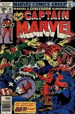 Buy Captain Marvel (Vol 1) #  50 Very Fine (VFN) Marvel Comics BRONZE AGE • 21.74£