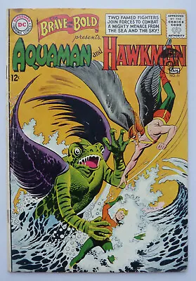 Buy The Brave And The Bold #51 - Aquaman & Hawkman January 1964 Hole Punched GD 2.0 • 9.99£